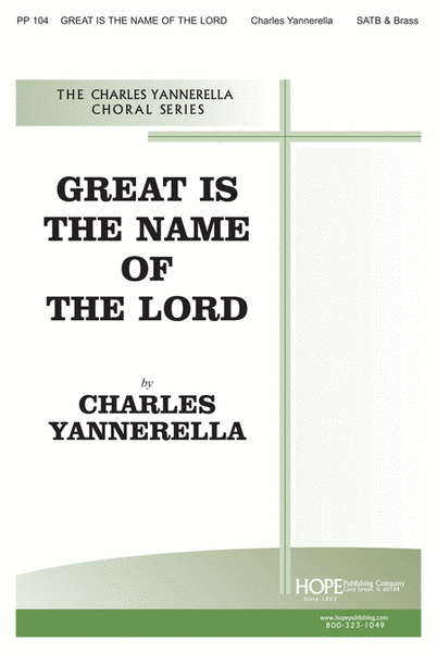 Great Is the Name of the Lord
