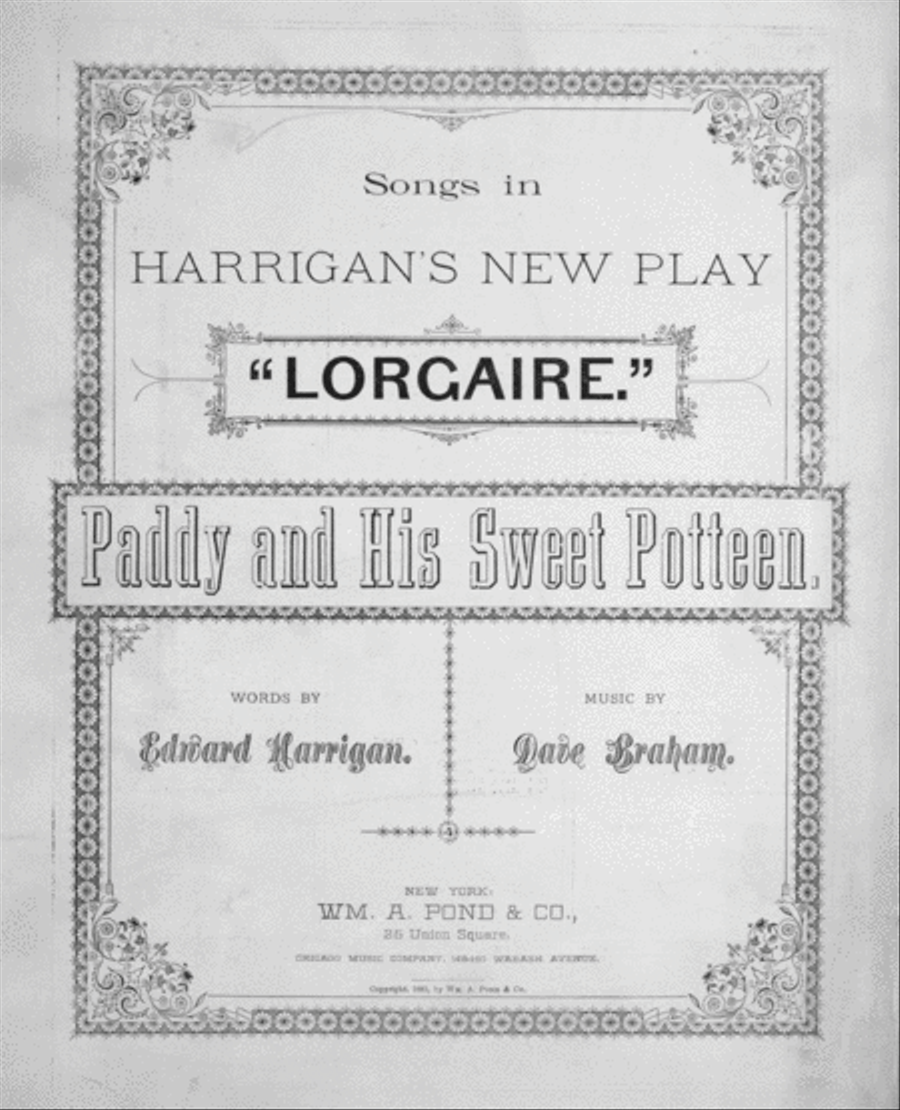Paddy and His Sweet Potteen Voice scores gallery preview page 1