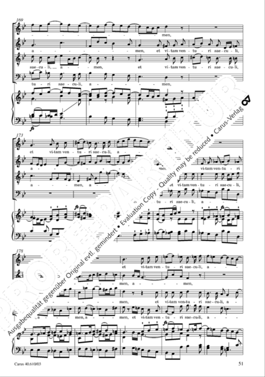 Theresienmesse in B 4-Part scores gallery preview page 52