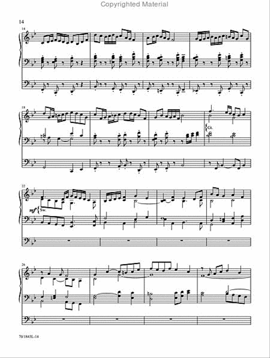 Hymn Tunes A to Z Organ Solo scores gallery preview page 5