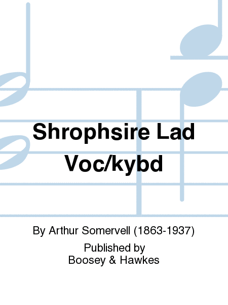 Shrophsire Lad  Voc/kybd