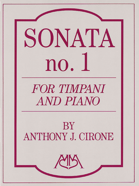 Sonata No.1 for Timpani and Piano