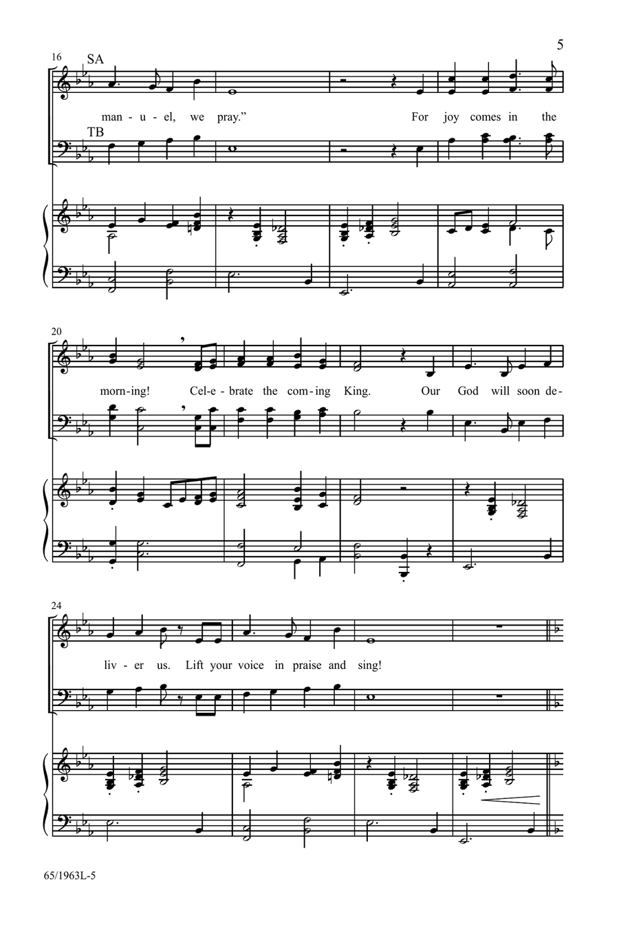 How Great Our Joy! (Digital Download) Choir scores gallery preview page 5