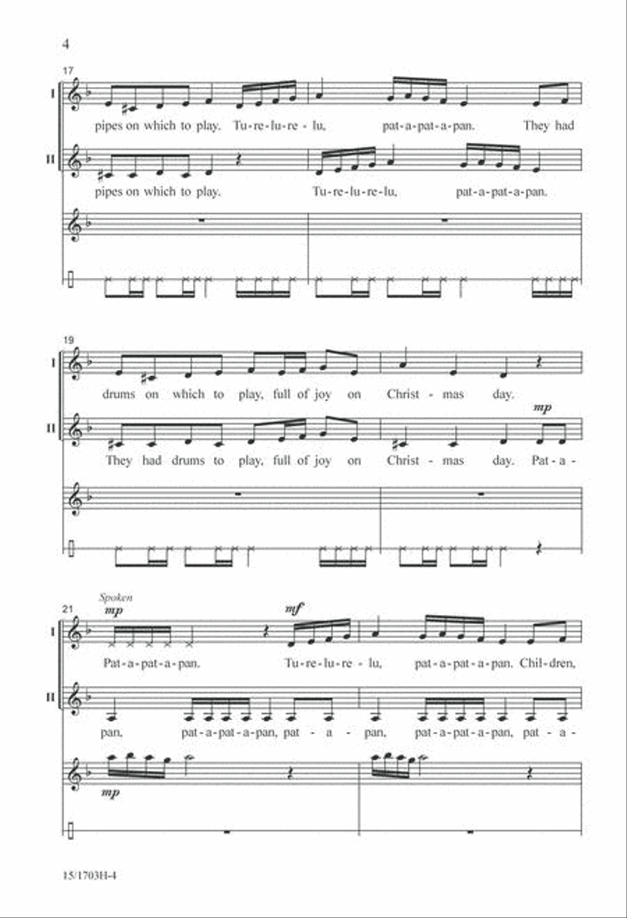 Pat-a-pan 2-Part scores gallery preview page 4