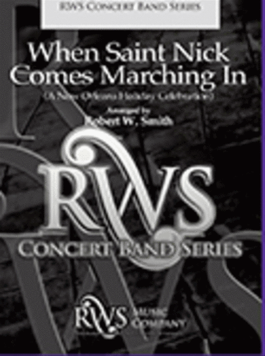 When Saint Nick Comes Marching In Concert Band scores gallery preview page 1