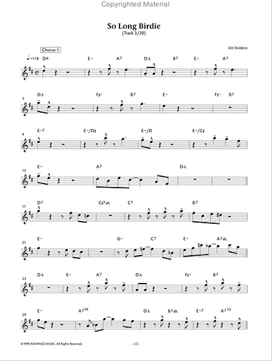 Easy Jazz Conception Alto Saxophone Alto Saxophone scores gallery preview page 4