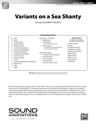 Variants on a Sea Shanty: Score
