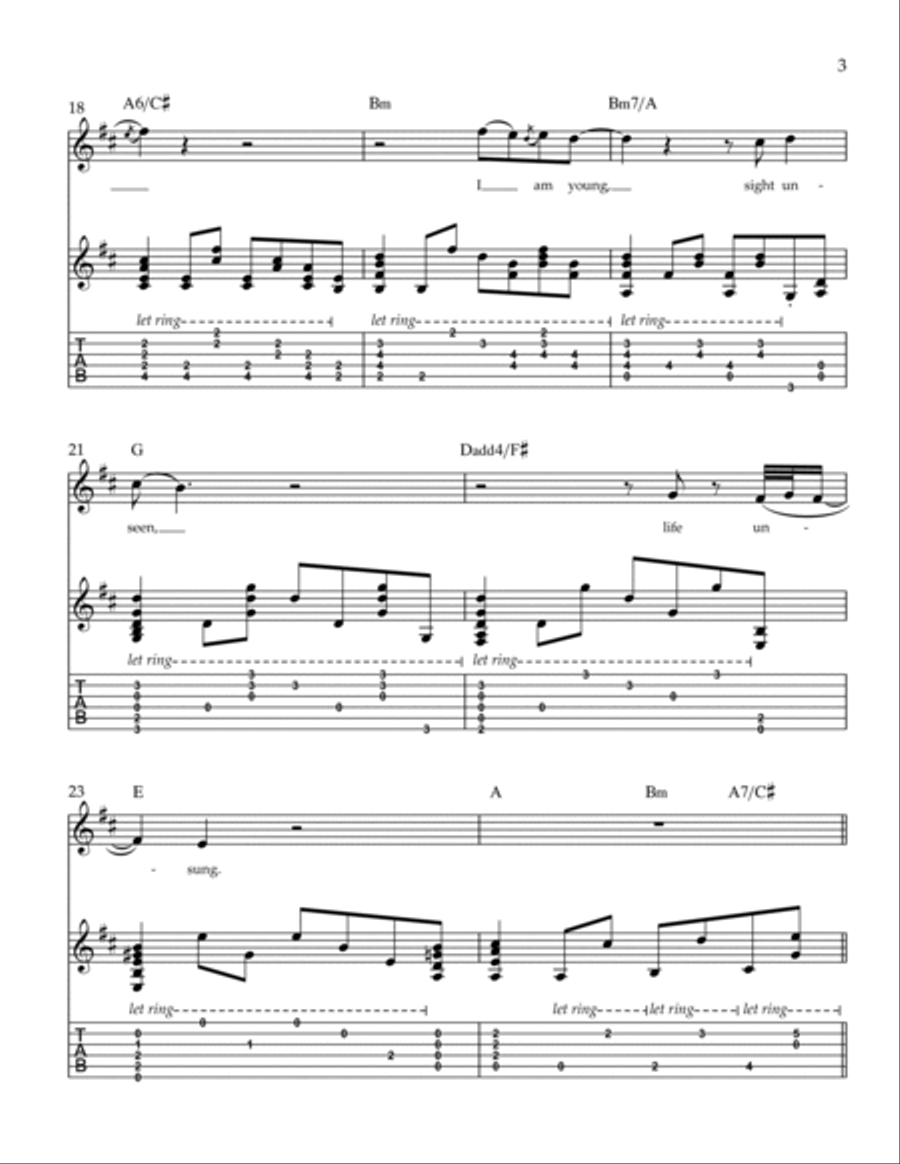 The Fountain Of Lamneth The Fountain Of Lamneth Guitar Tablature scores gallery preview page 3
