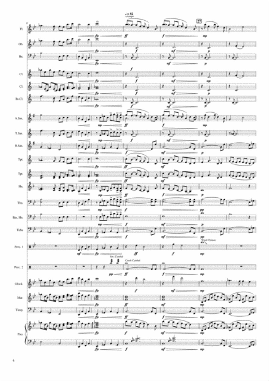 Nostalgia Nostalgia Concert Band scores gallery preview page 4