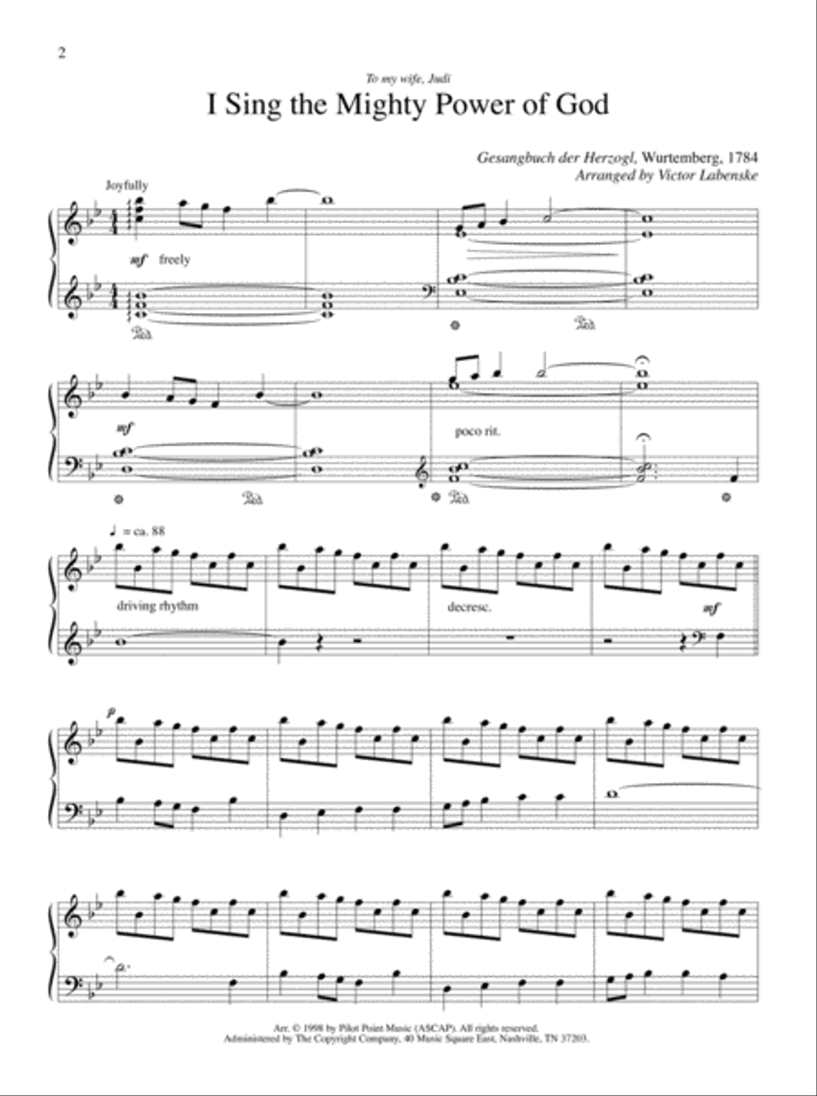 We Believe We Believe Piano Solo scores gallery preview page 2