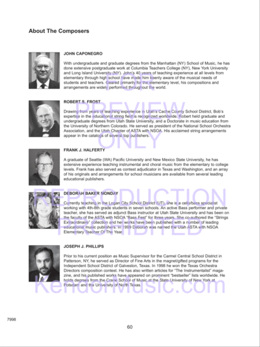 Kendor Concert Favorites, Volume 2 (Score) Score scores gallery preview page 65