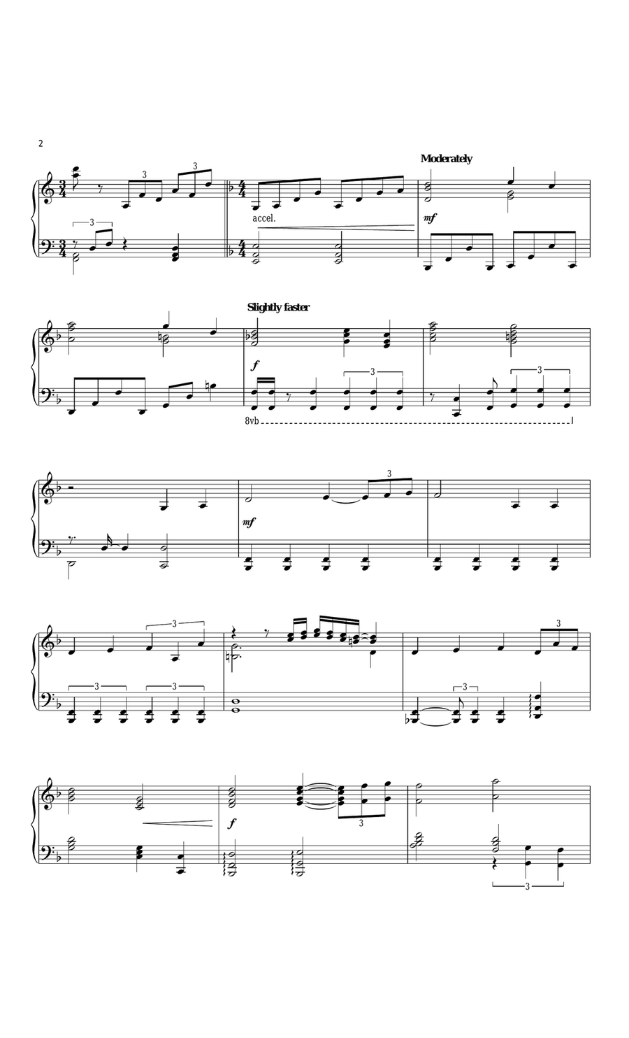 Farewell And The Trip Farewell And The Trip Piano Solo scores gallery preview page 2