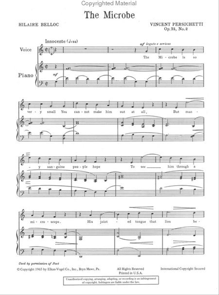 The Microbe The Microbe Chamber Music scores gallery preview page 2