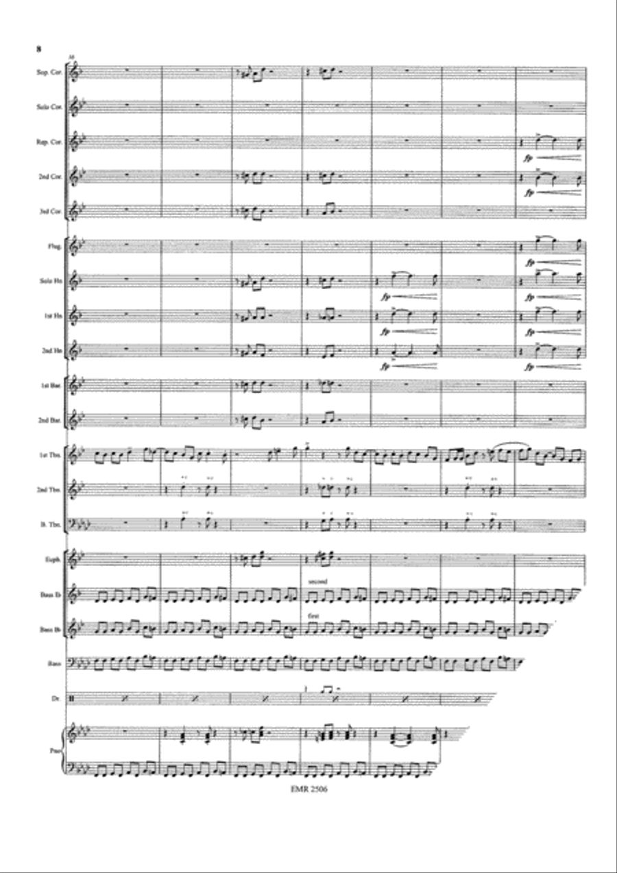 Peter Gunn Brass Band scores gallery preview page 9