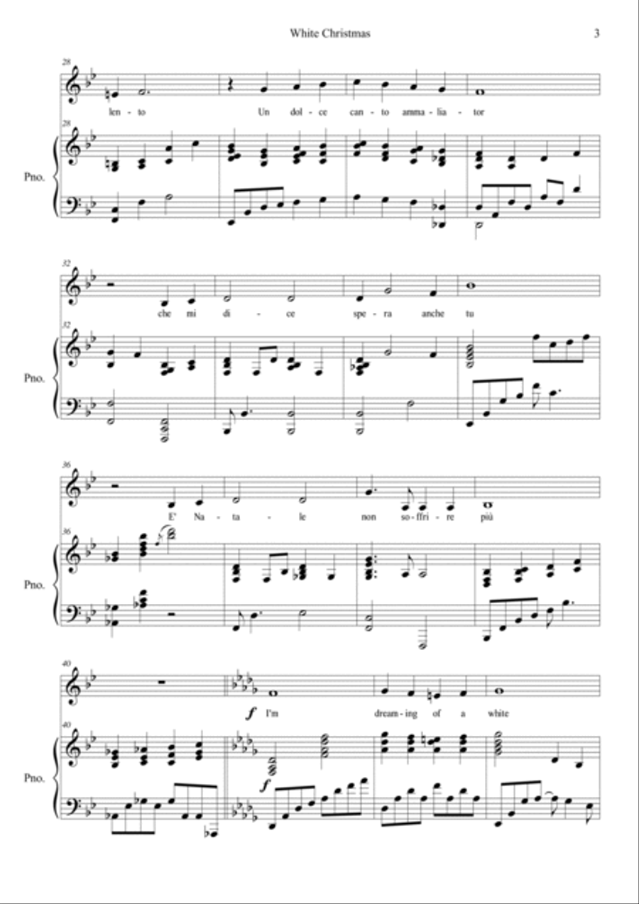 White Christmas White Christmas Voice scores gallery preview page 3