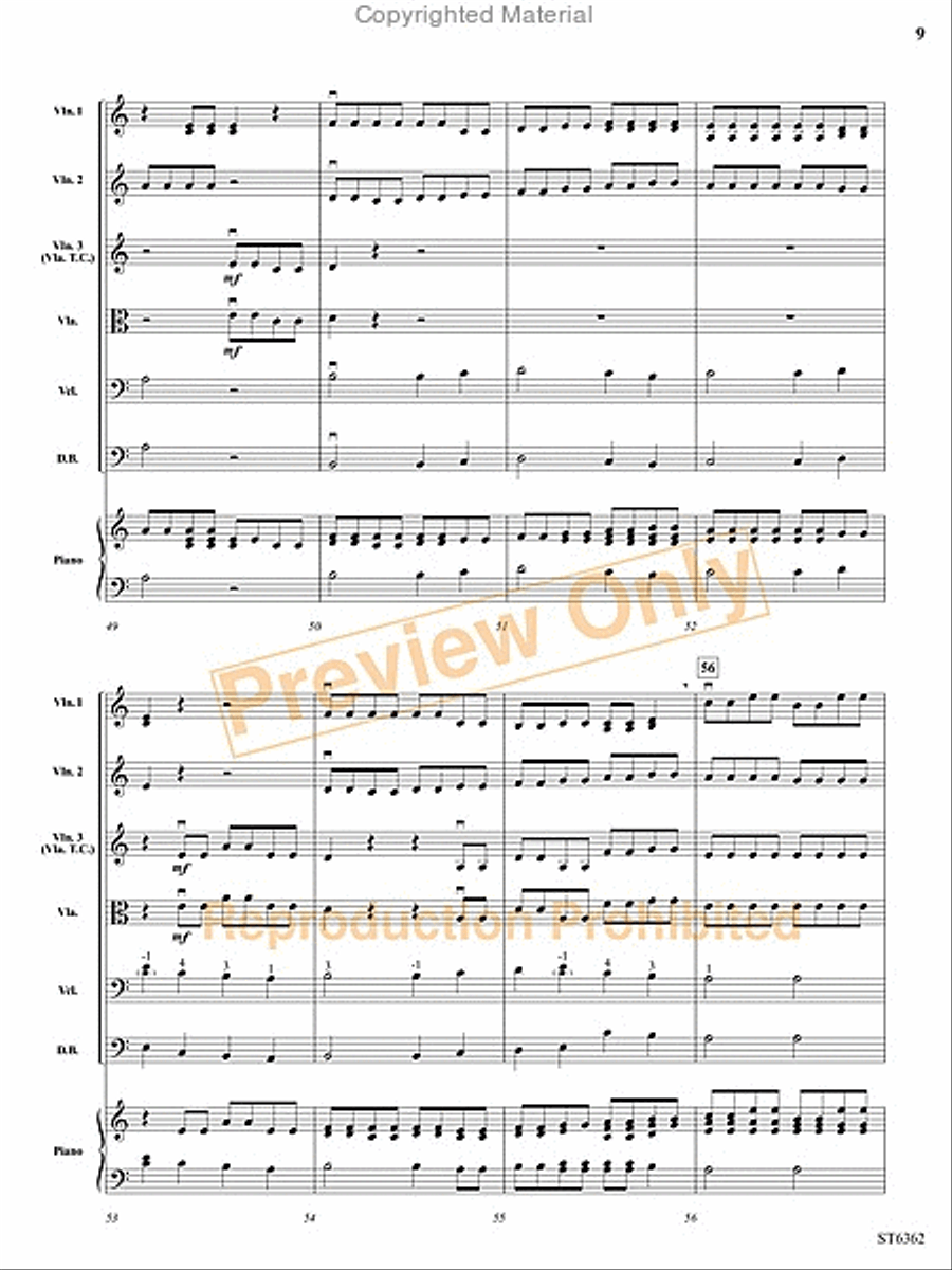 Electric Sinfonia String Orchestra scores gallery preview page 26
