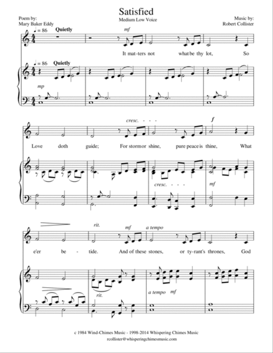 Satisfied medium low voice Low Voice scores gallery preview page 2