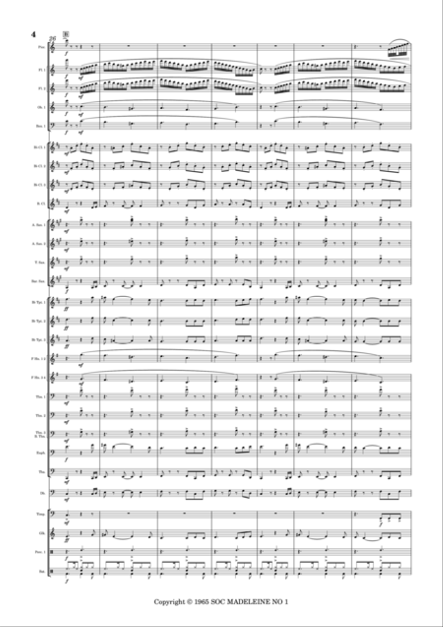 Aline Aline Concert Band scores gallery preview page 4