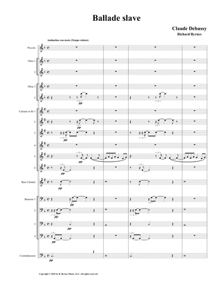 Debussy - Ballade slav (Woodwind Choir)