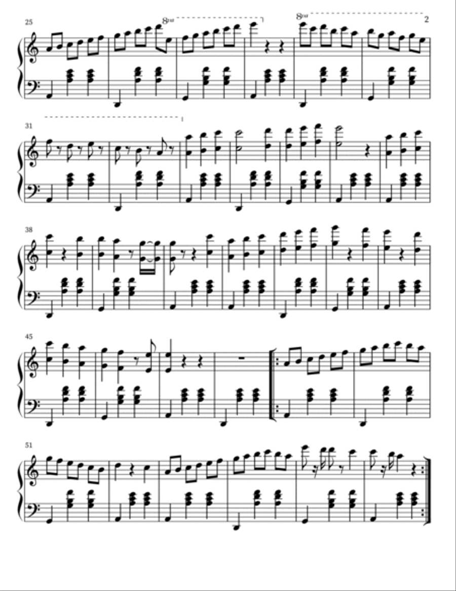 Waltz, an afternoon dream Piano Solo scores gallery preview page 2