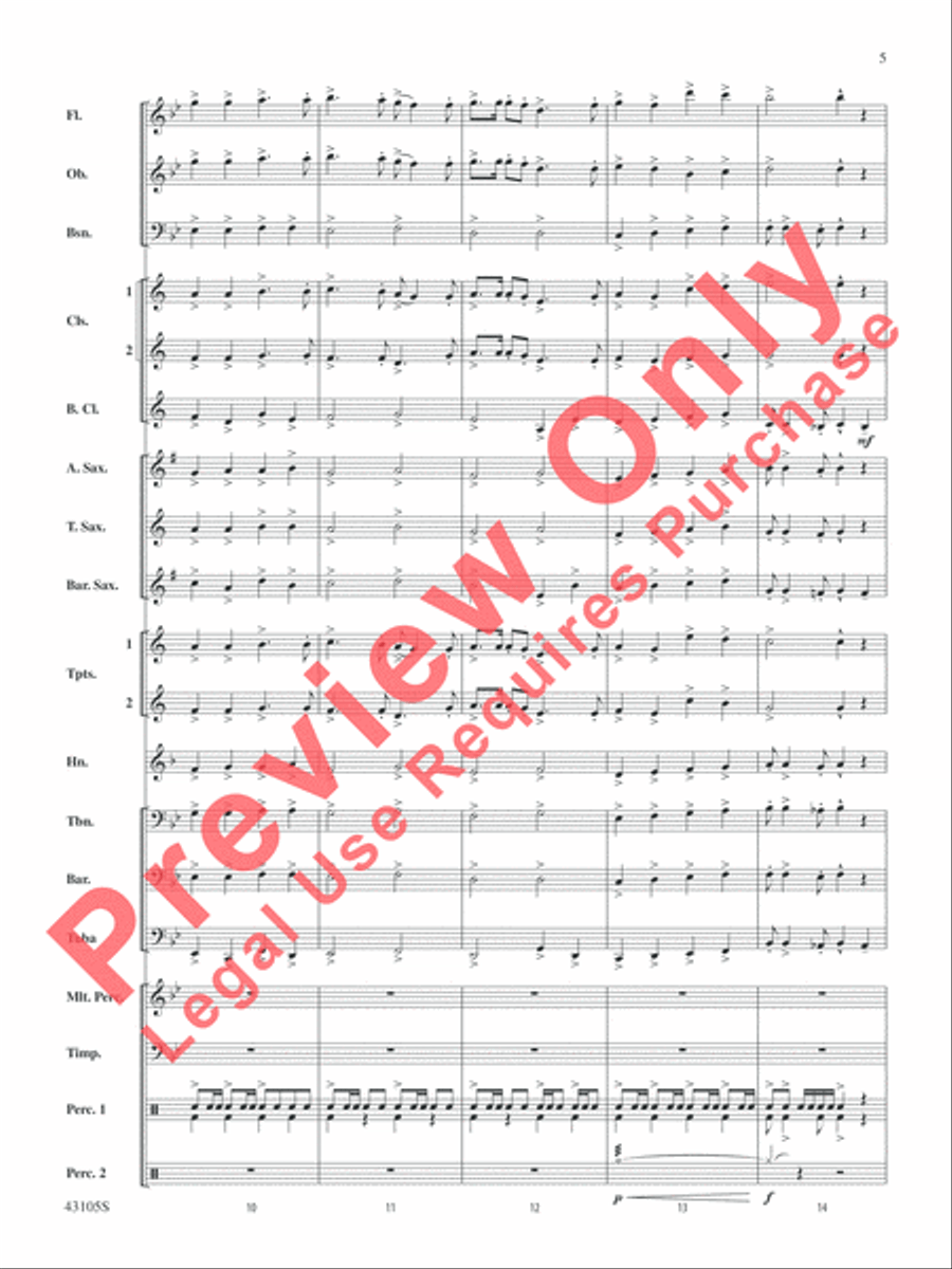 Cheyenne Cheyenne Concert Band scores gallery preview page 5