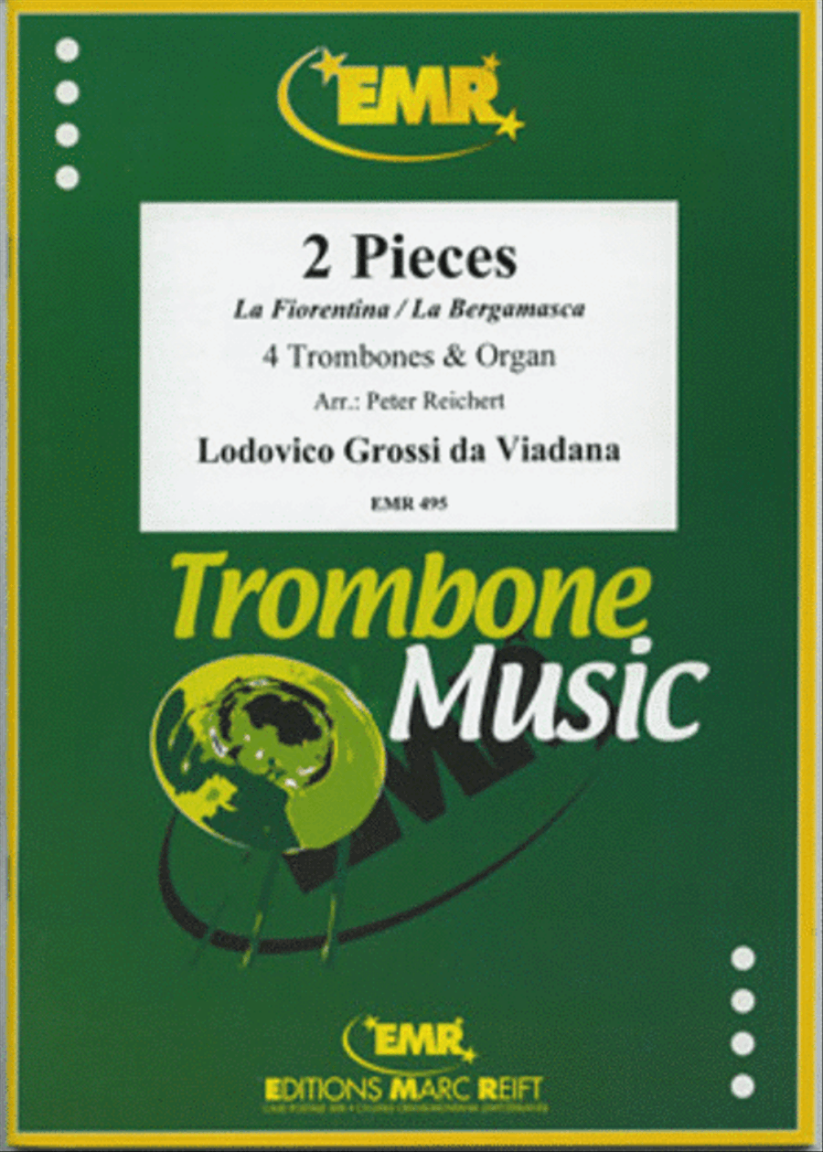 2 Stucke Trombone Quartet scores gallery preview page 1