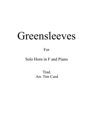 Greensleeves for Horn in F and Piano