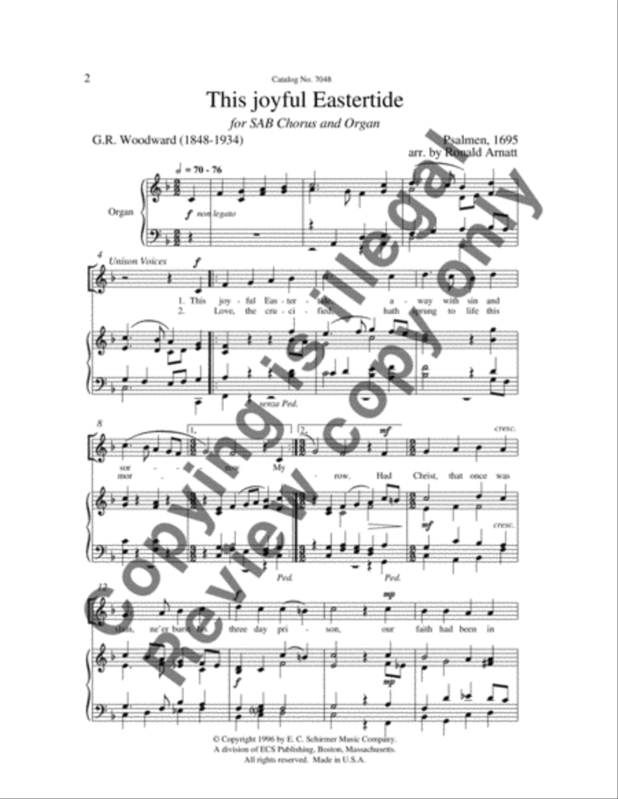 This Joyful Eastertide This Joyful Eastertide 3-Part scores gallery preview page 3