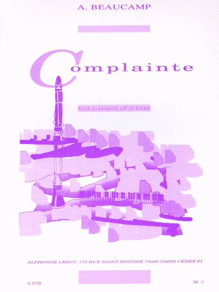 Complainte (clarinet & Piano)