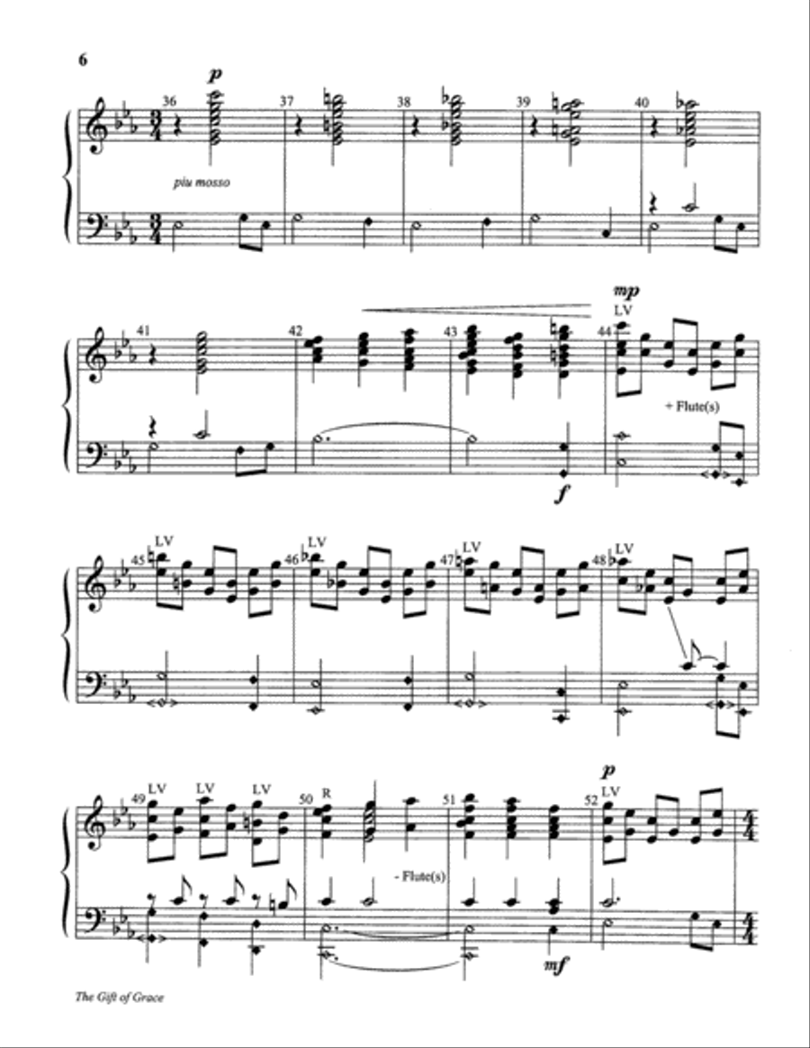 The Gift of Grace 5-Octaves scores gallery preview page 6