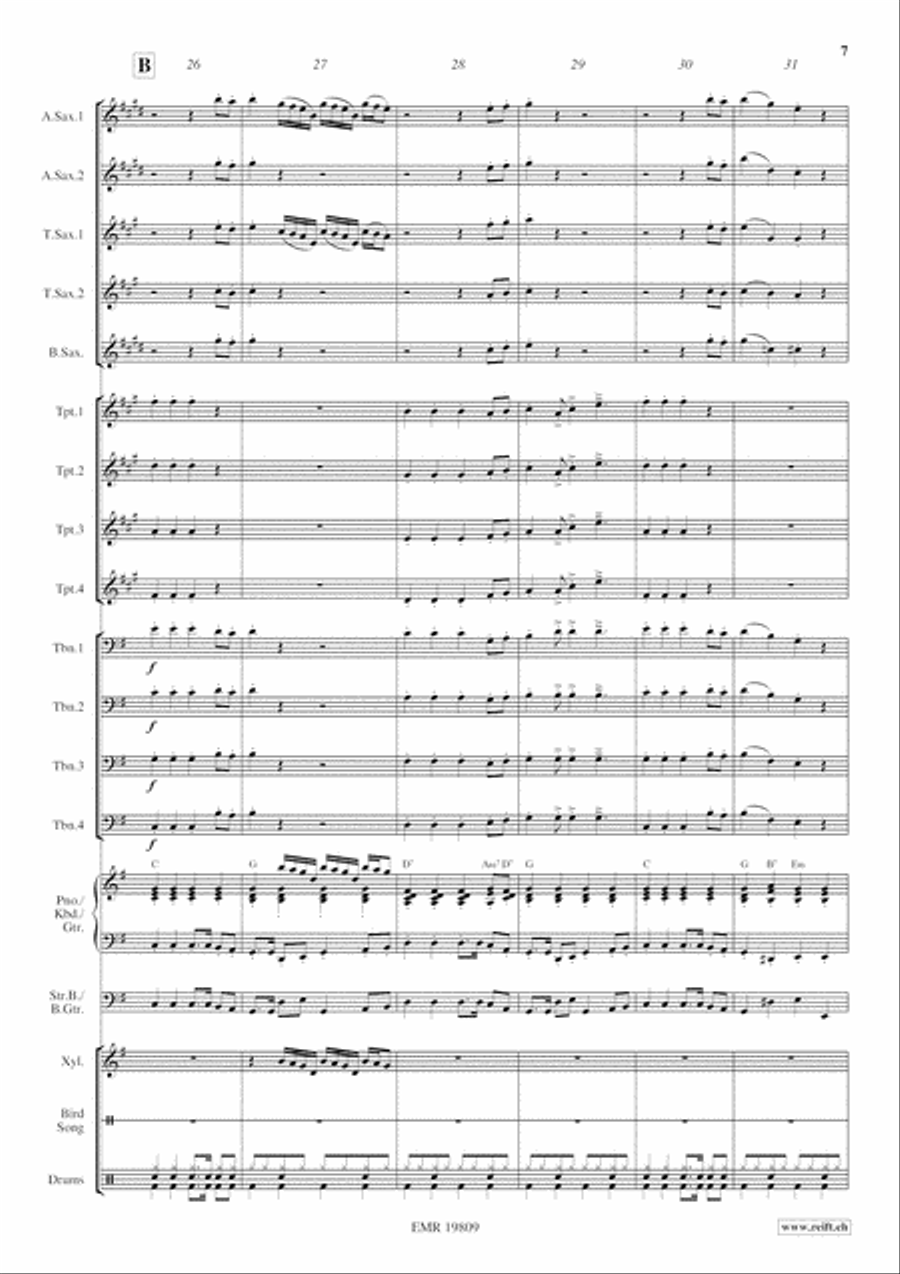 Disco Bird Disco Bird Big Band scores gallery preview page 8