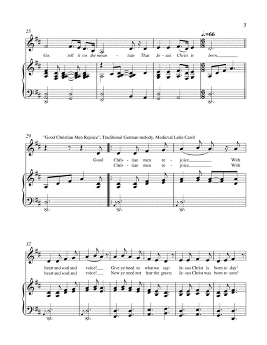 Christmas Medley for Voice and Piano image number null