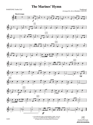 The Marines' Hymn: Baritone T.C.
