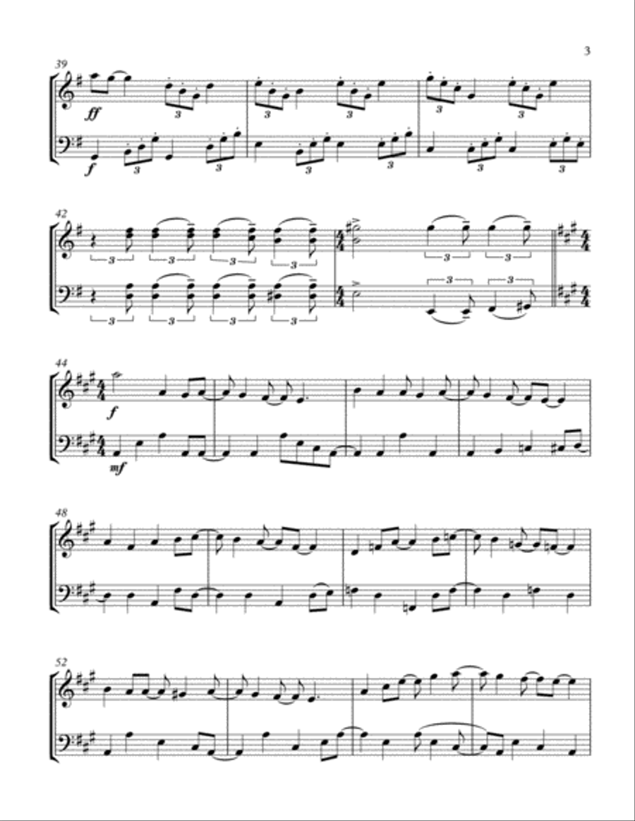 All I Want For Christmas Is You String Duet scores gallery preview page 3