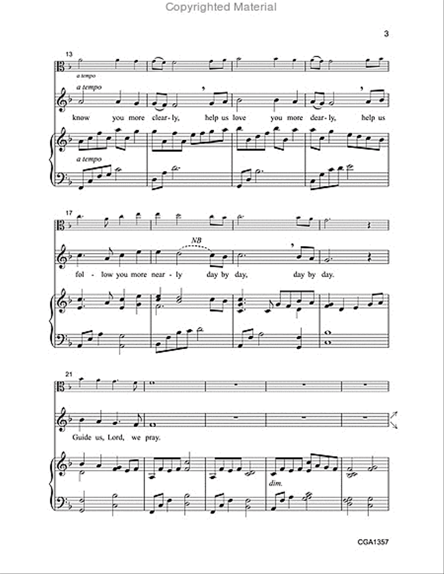Guide Us, Lord 2-Part scores gallery preview page 3