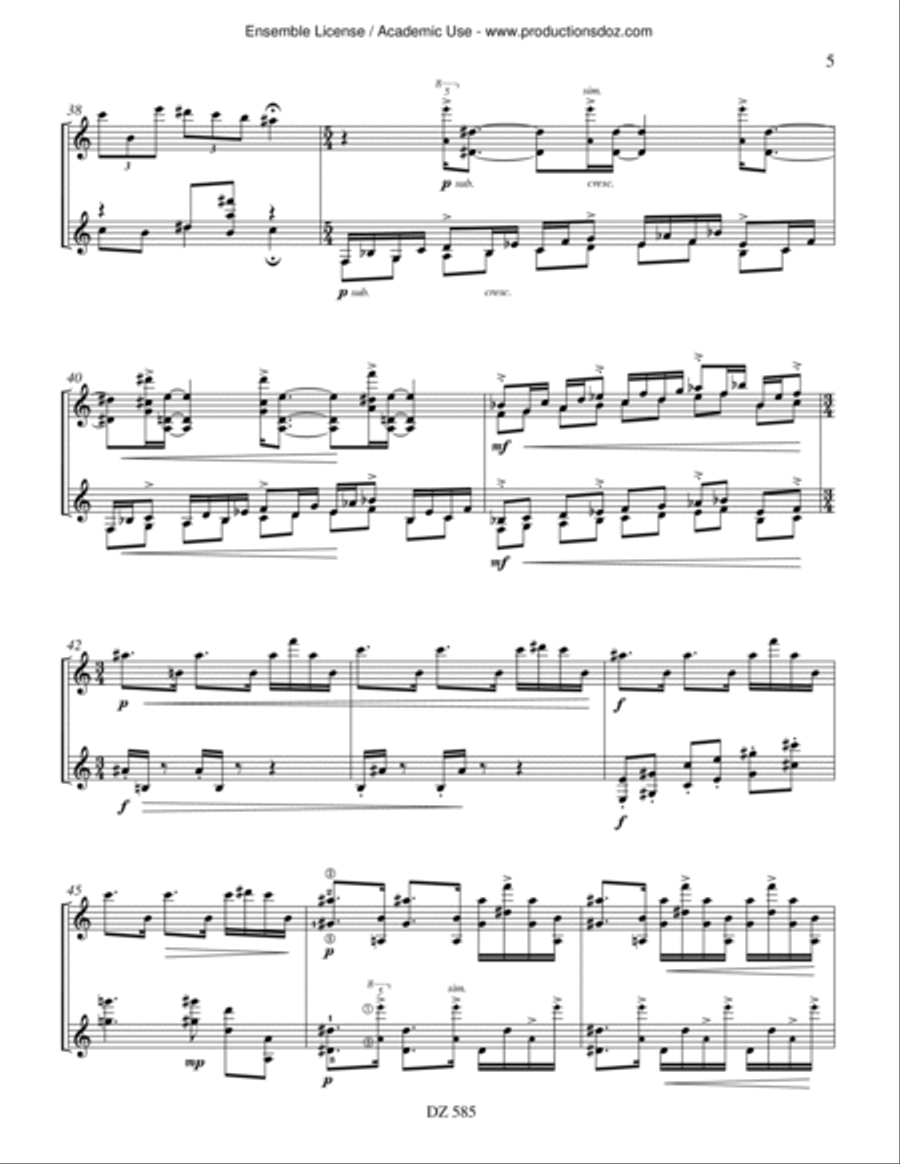 Triplex Triplex Classical Guitar scores gallery preview page 5