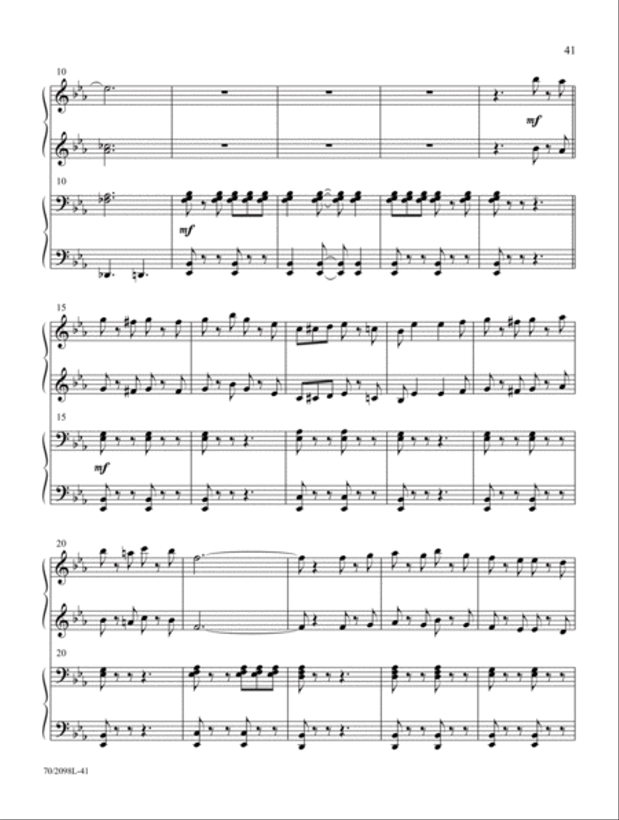Heavenly Joy! Piano Duet scores gallery preview page 12