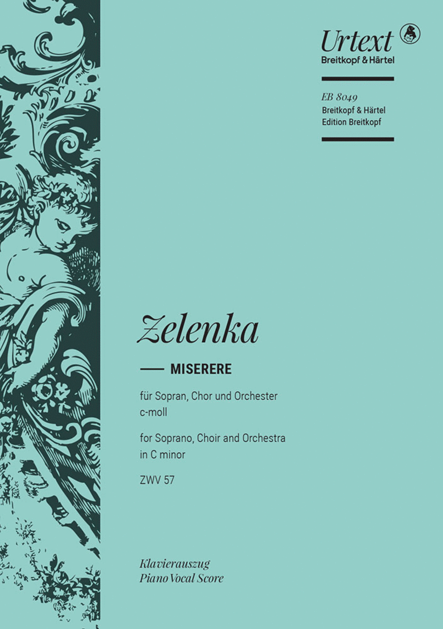 Miserere in C minor ZWV 57 4-Part scores gallery preview page 1