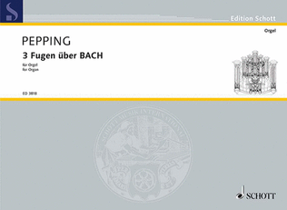 Book cover for 3 Fugues over BACH