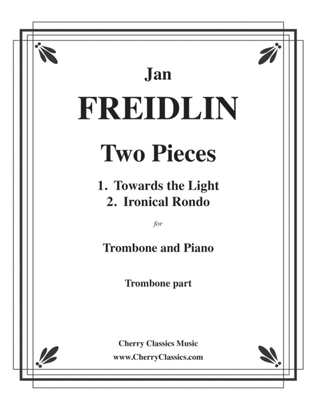 Book cover for Two Pieces for Trombone & Piano