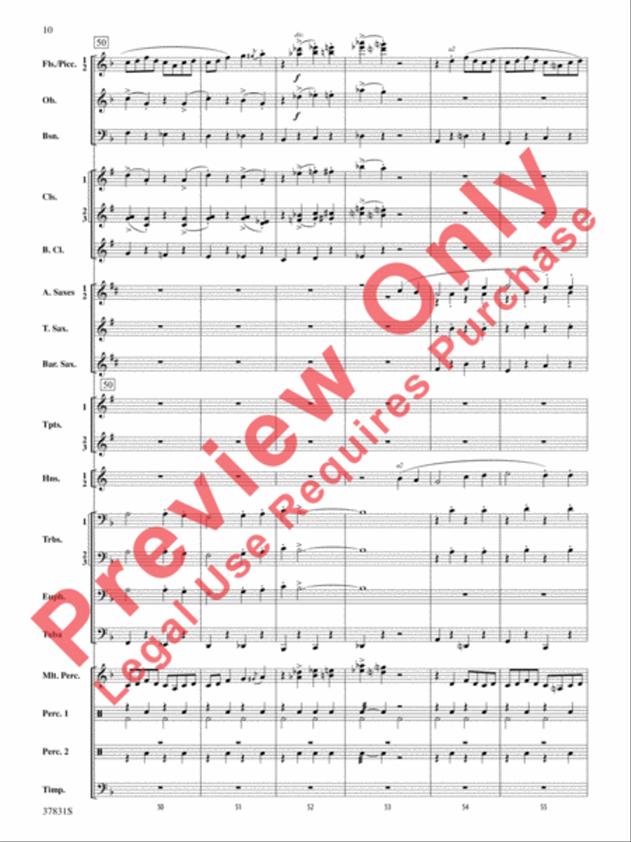 Saddle Up! Saddle Up! Concert Band scores gallery preview page 11