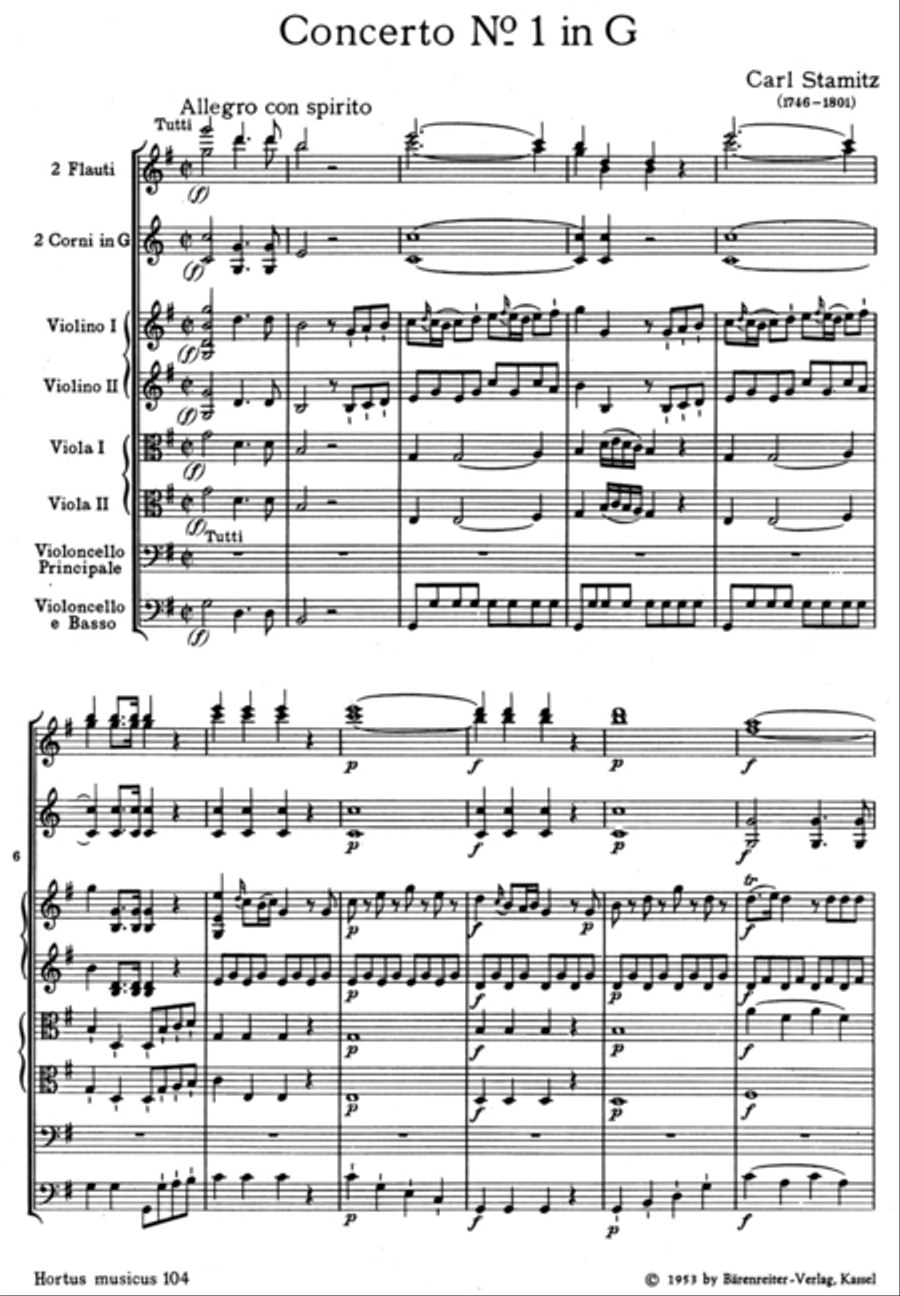 Violoncello-Konzert Nr.1 fur den Konig von Preussen G major Orchestra scores gallery preview page 2