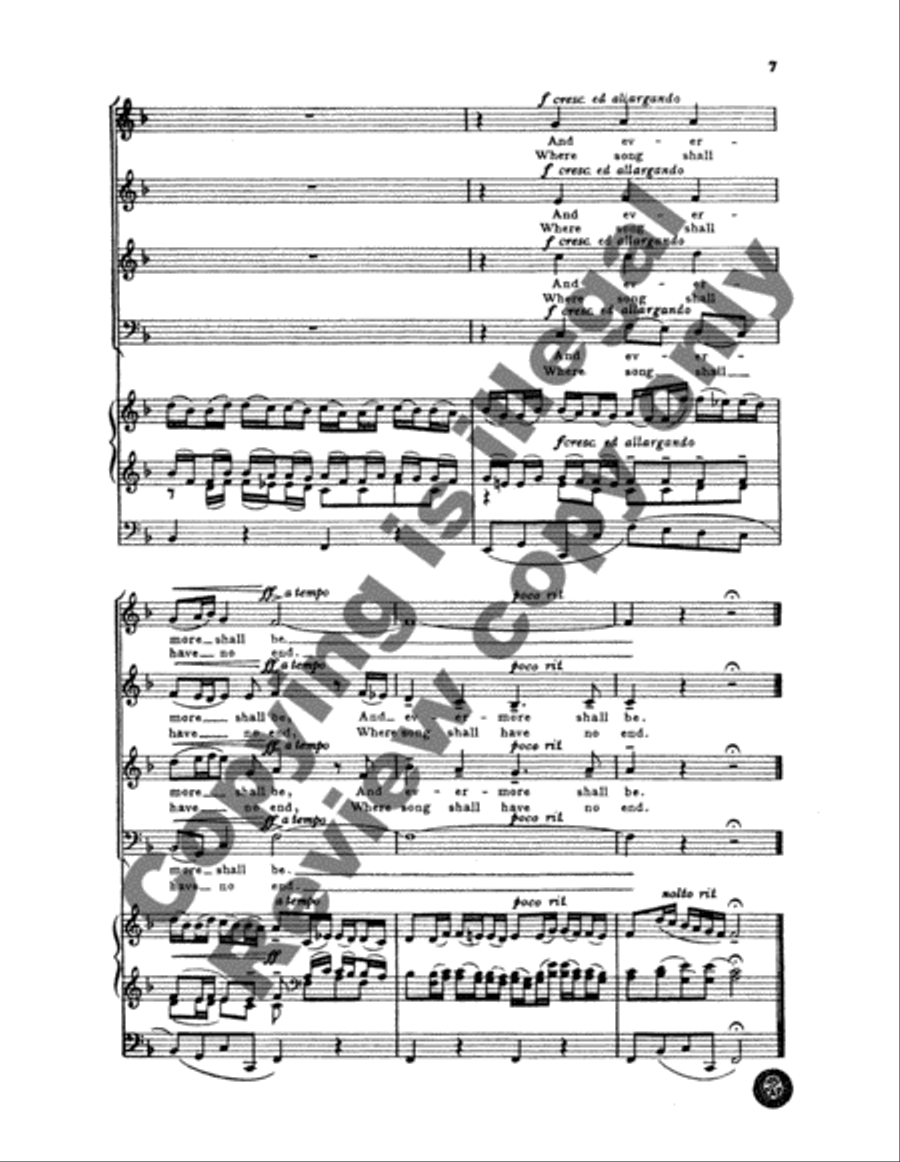 Ein ungefaerbt Gemuethe: God Is Our Hope and Strength 4-Part scores gallery preview page 5