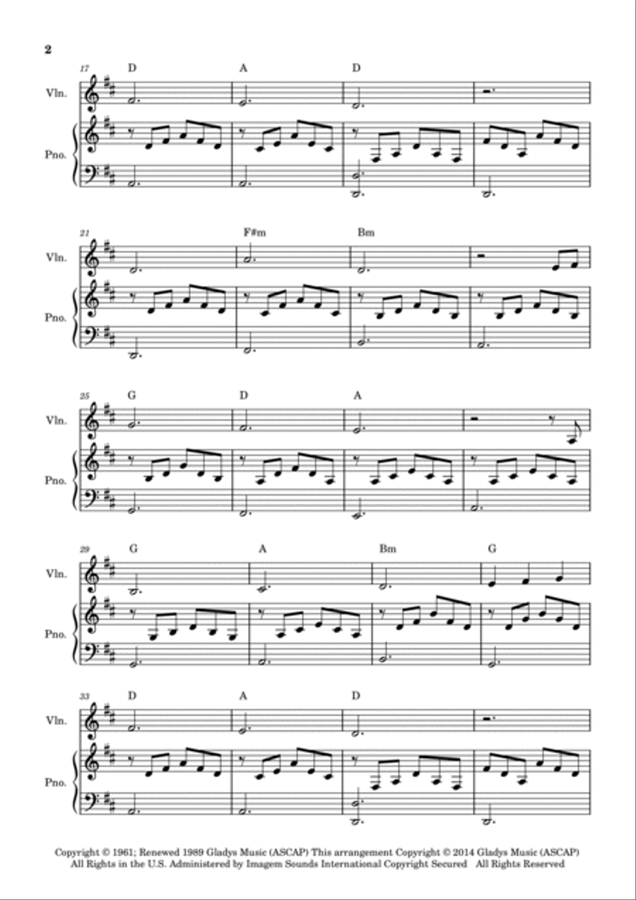 Can't Help Falling In Love Voice scores gallery preview page 2