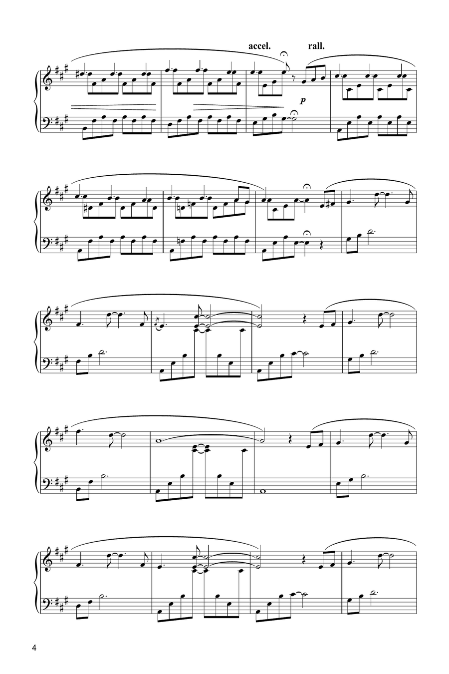 Password Piano Solo scores gallery preview page 4