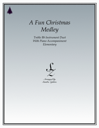 A Fun Christmas Medley (treble Bb instrument duet)