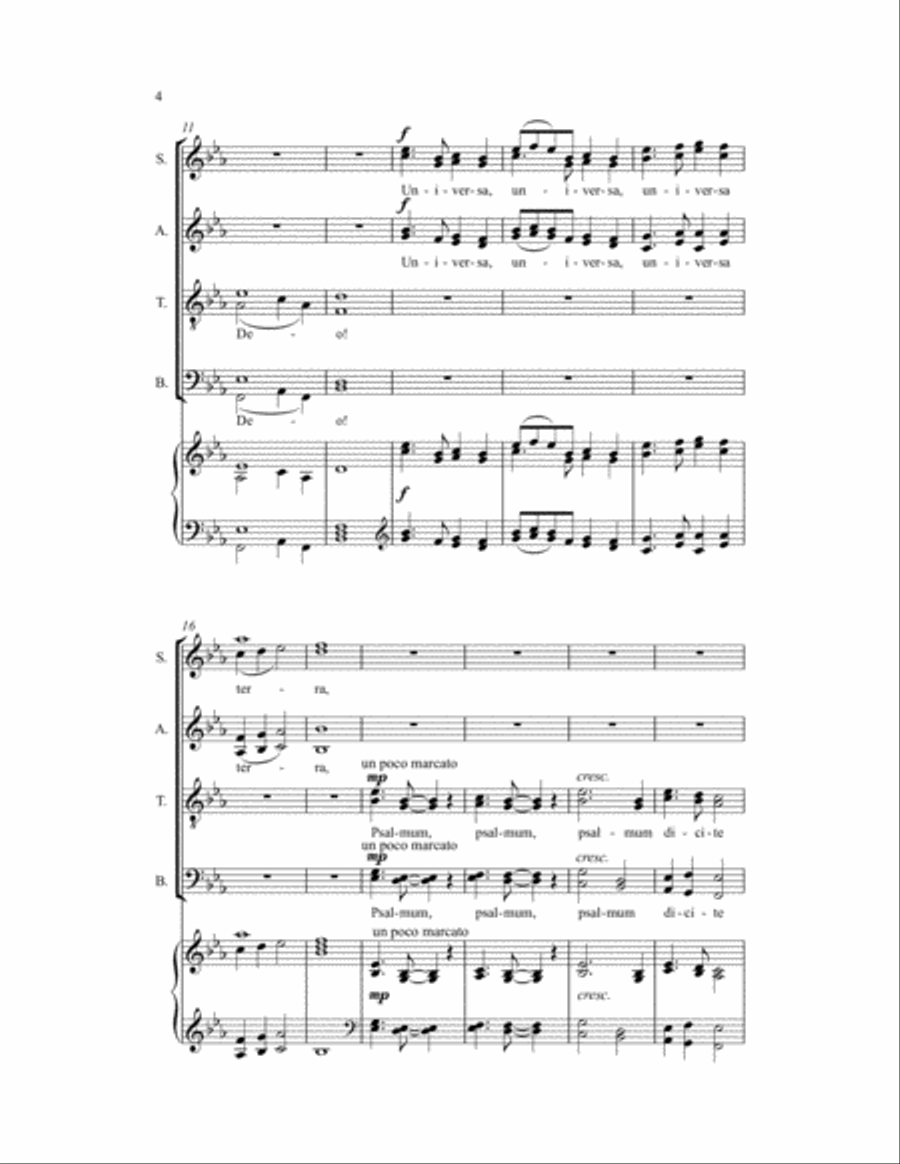 Jubilate Deo SSAATTBB scores gallery preview page 3