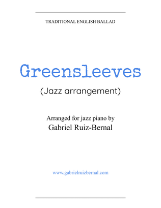 GREENSLEEVES (jazz piano arrangement)