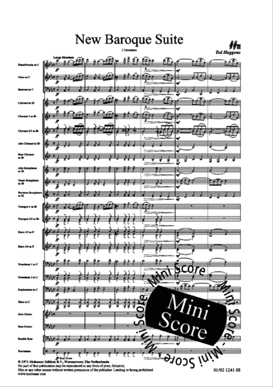 New Baroque Suite New Baroque Suite Concert Band scores gallery preview page 7