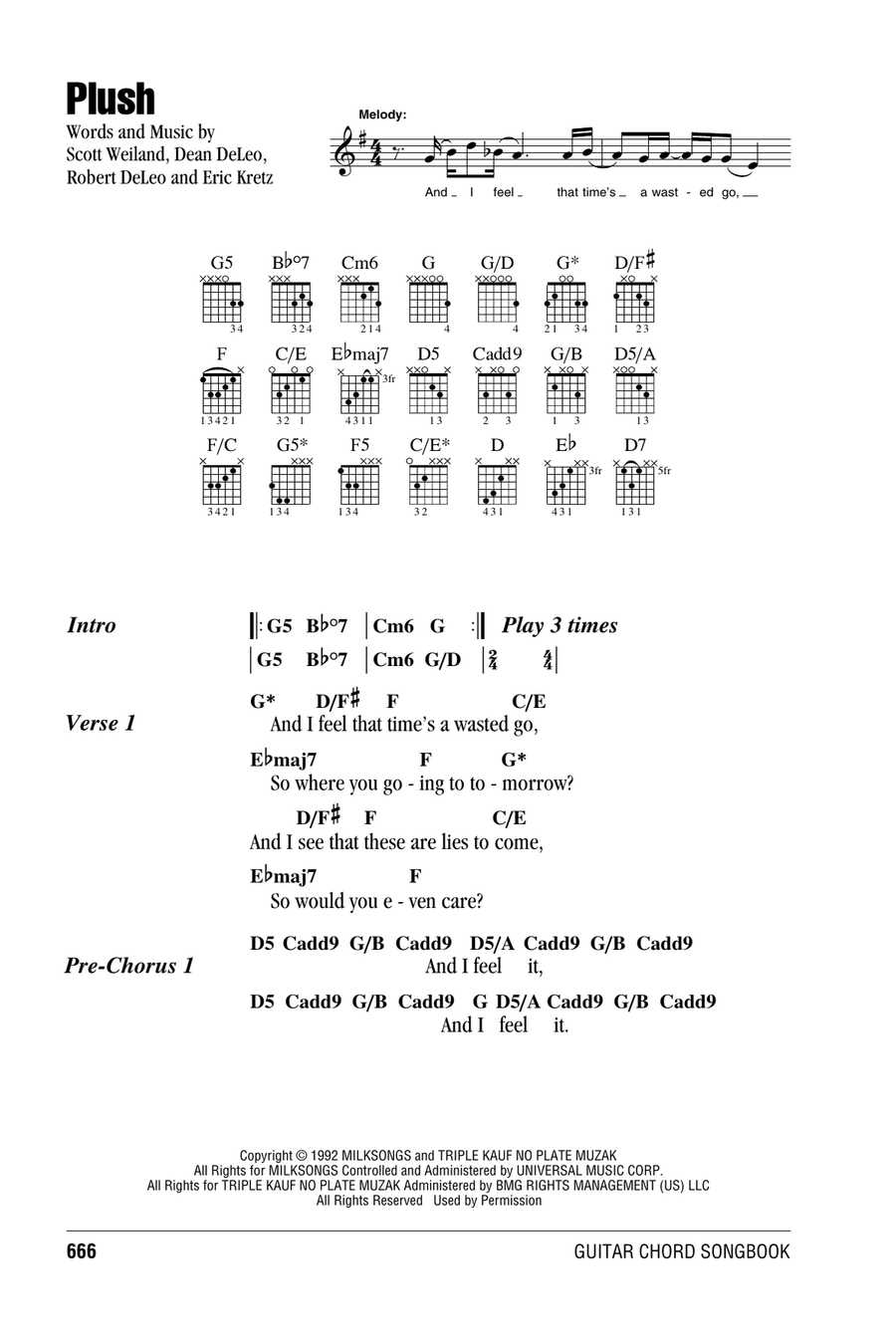 Plush Acoustic Guitar scores gallery preview page 1